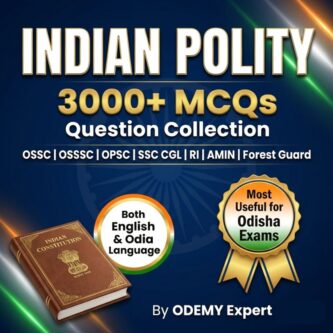 Indian Polity GK | 3000 Objective Questions | OSSC, OSSSC, OPSC, RI, Amin | Both English and Odia