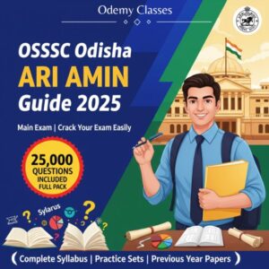 OSSSC Odisha ARi Amin Guide 2025 Main Exam