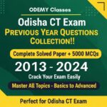 Odisha CT Previous Year Questions Paper