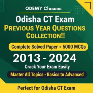 Odisha CT Previous Year Questions Paper