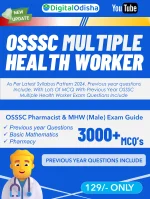 OSSSC Multipurpose Health worker male Exam Guide