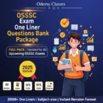 OSSSC Exam One Liner Questions Bank Package Full Pack