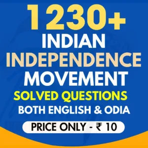 Indian independence movement MCQ PDF